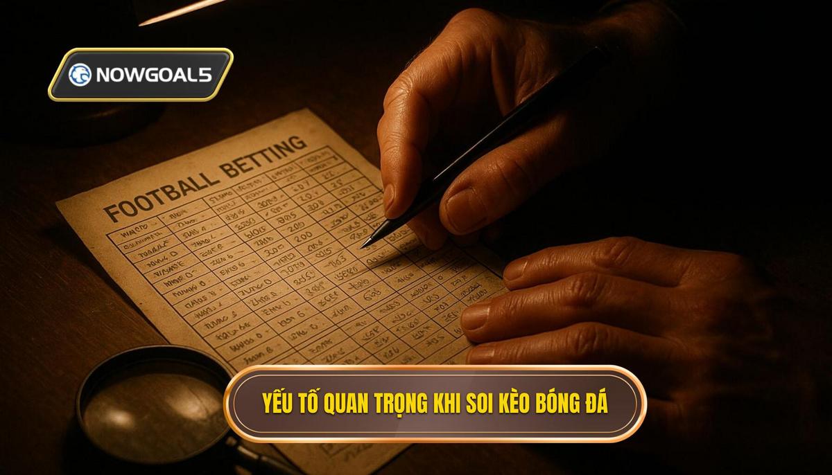 Phân tích các yếu tố then chốt khi soi kèo đội ghi bàn trước