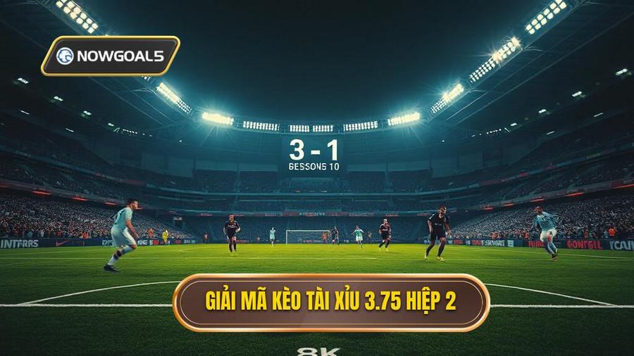 2. Giải mã kèo tài xỉu 3.75 hiệp 2