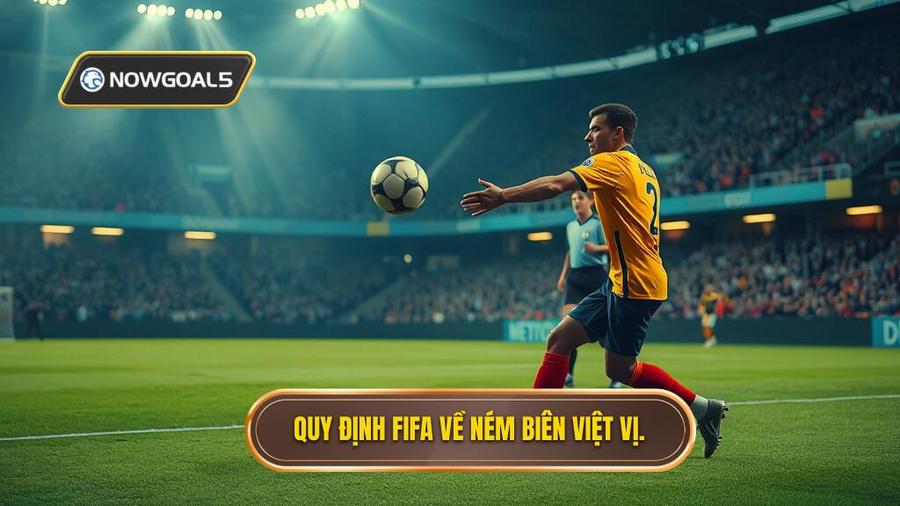 1. Quy định chính thức của FIFA về việt vị khi nhận bóng từ quả ném biên