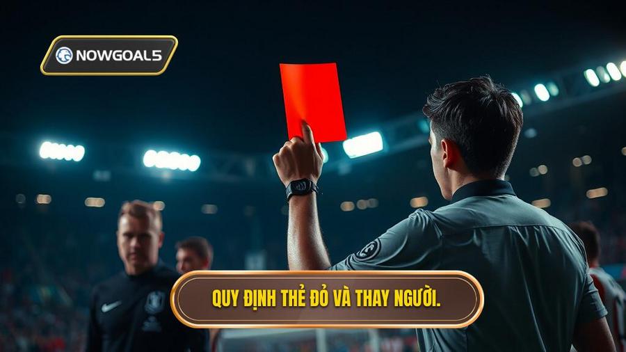 Các trường hợp đặc biệt liên quan đến thẻ đỏ và thay người