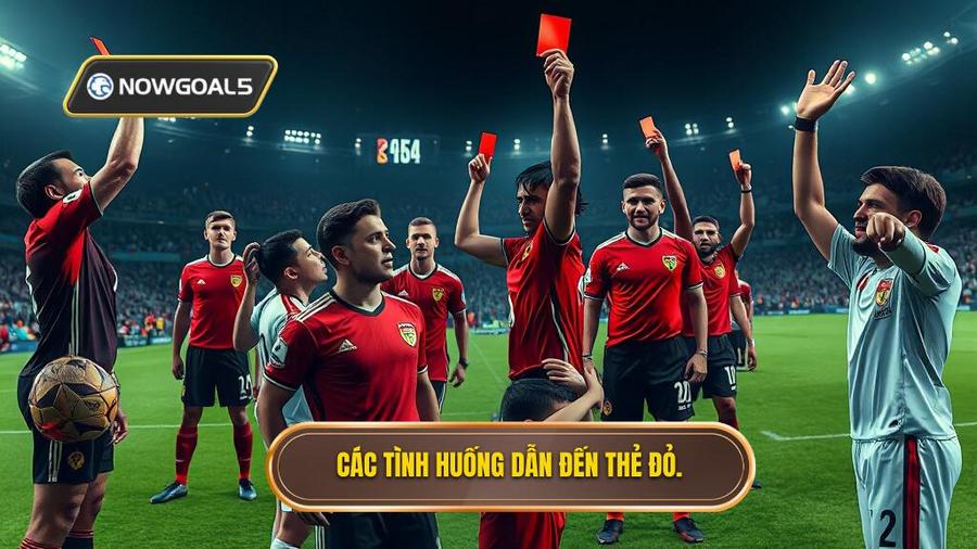 Bảng tổng hợp các tình huống thẻ đỏ