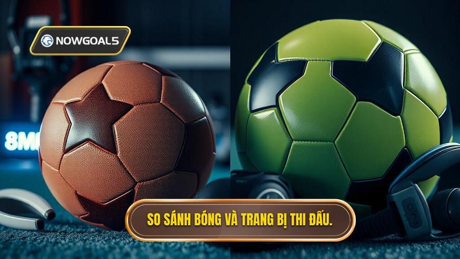 3. So sánh các quy định về bóng và trang bị