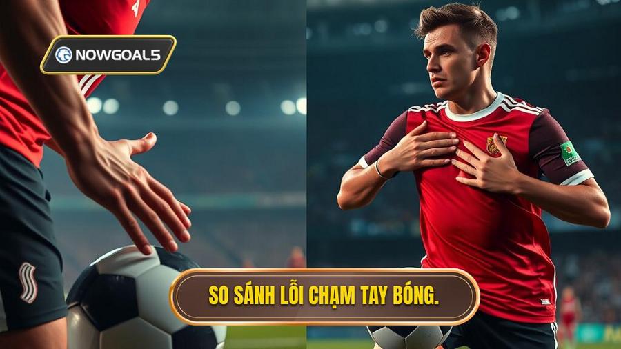 Bảng tổng hợp so sánh: Lỗi chạm tay vs Không lỗi