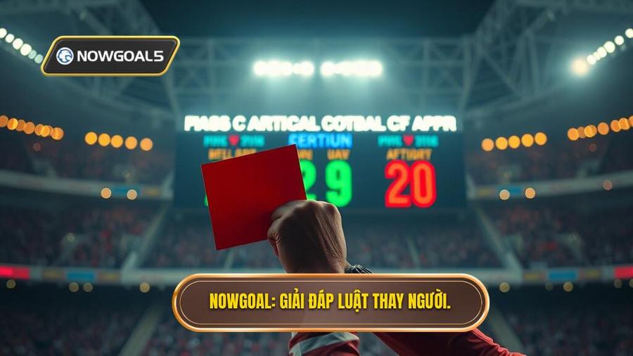 Thẻ đỏ có được thay người không? Phân tích chi tiết luật FIFA mới nhất