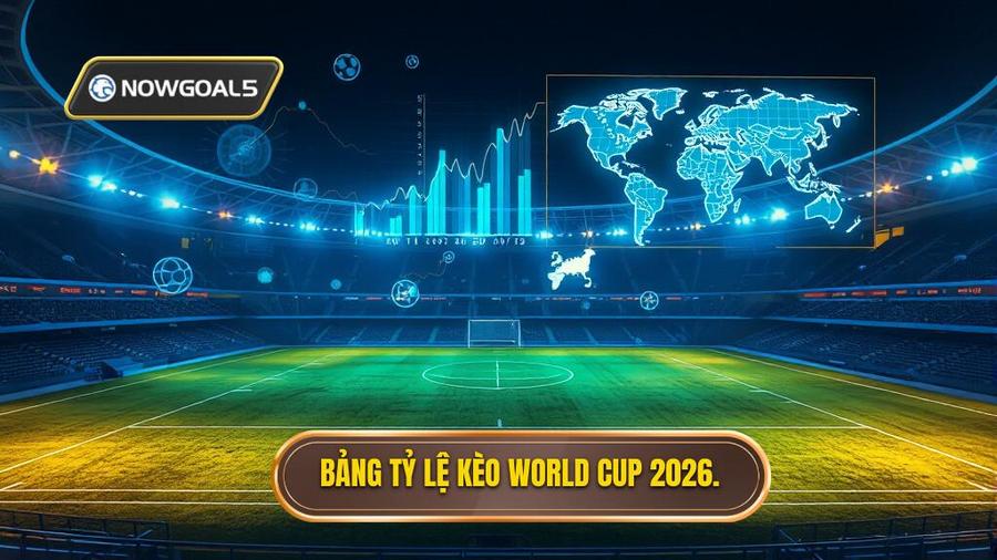 1. Bảng tỷ lệ kèo World Cup 2026.